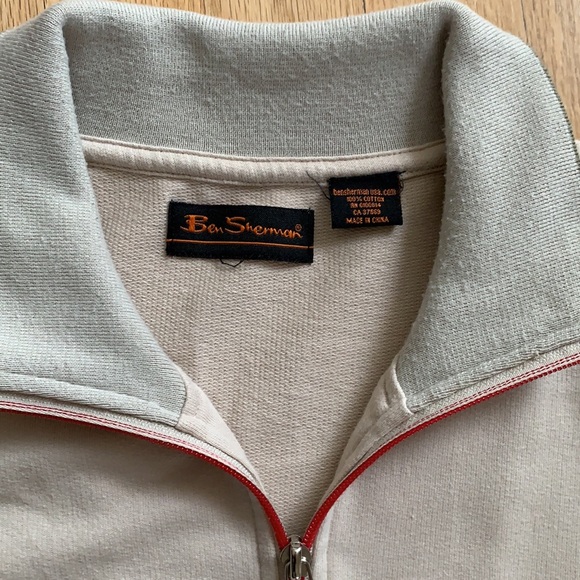 Ben Sherman lightweight zip front jacket, size M, all cotton, 2 pockets! - Picture 2 of 10